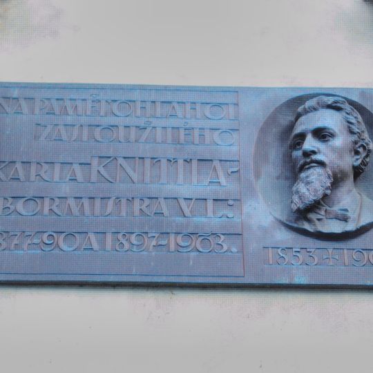 Pamětní deska Karla Knittla v Praze