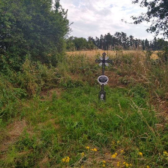 Kříž u silnice na Olešnou