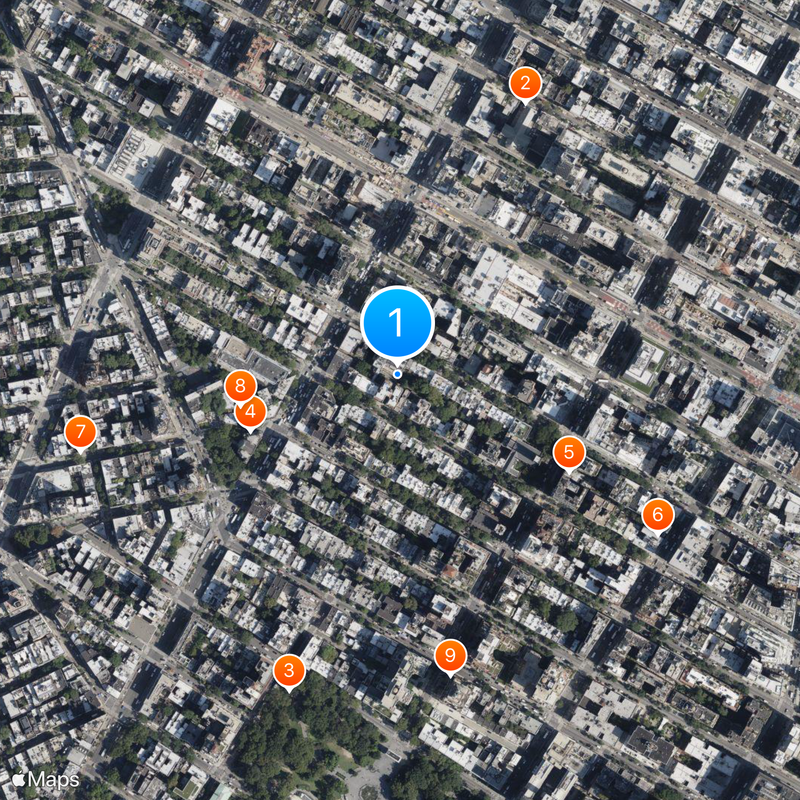 The New School Map