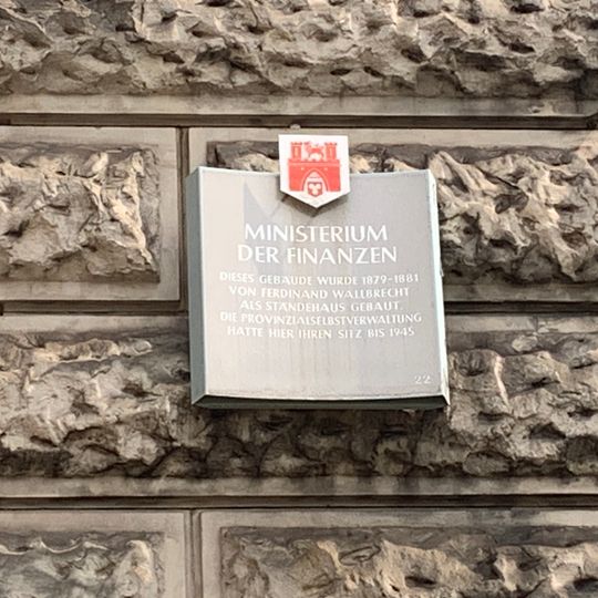 Stadttafel Ministerium der Finanzen