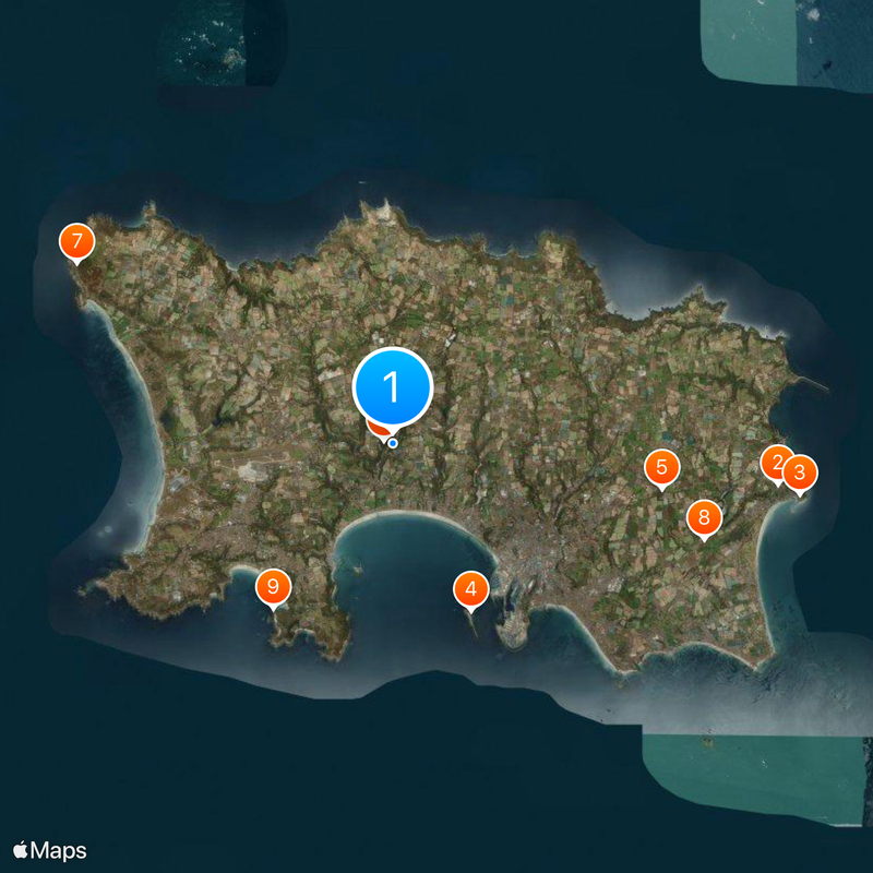 Jersey Map