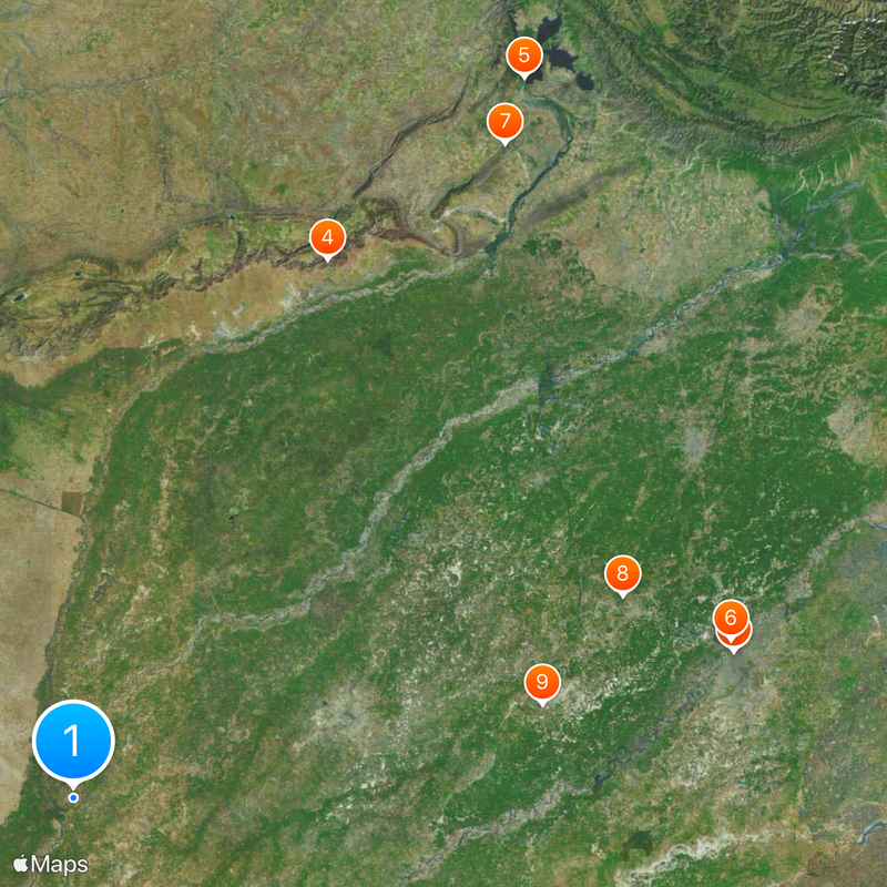 Chenab River Map