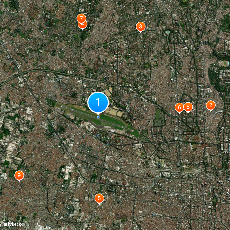 Husein Sastranegara International Airport Map