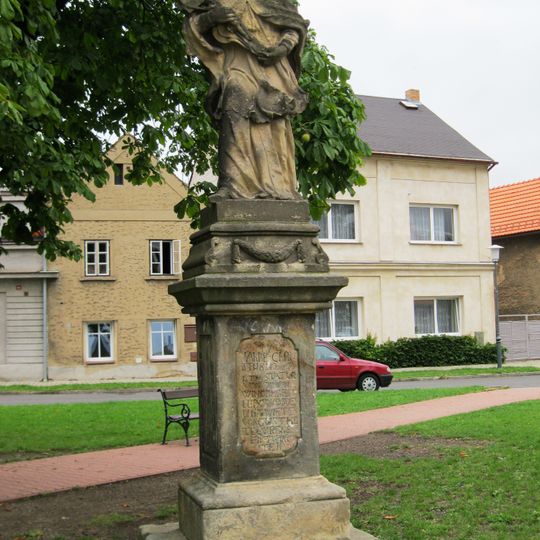 Statue of John of Nepomuk in Třebenice