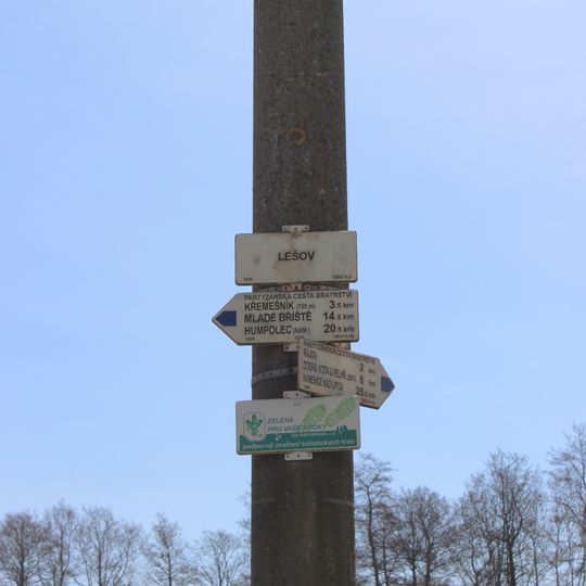 Rozcestník Lešov
