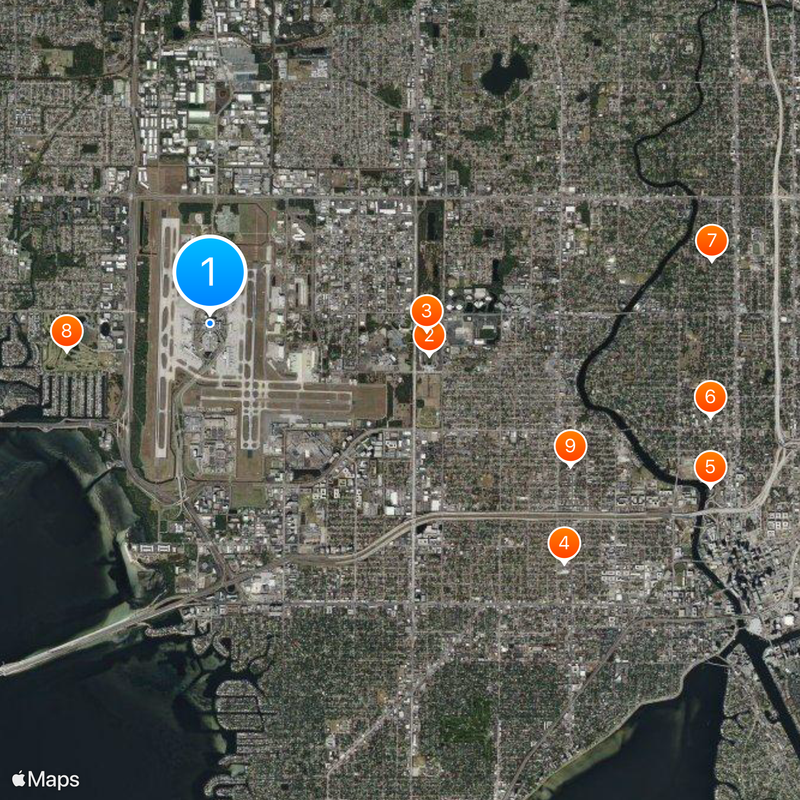 Tampa International Airport Map