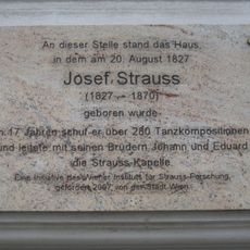 Gedenktafel Josef Strauss