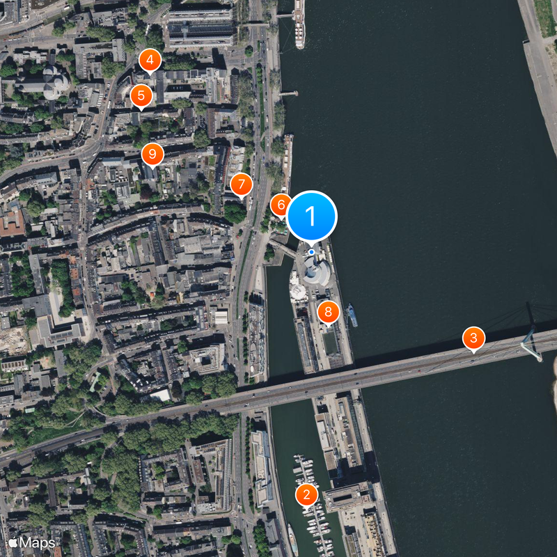 Schokoladenmuseum Köln Karte