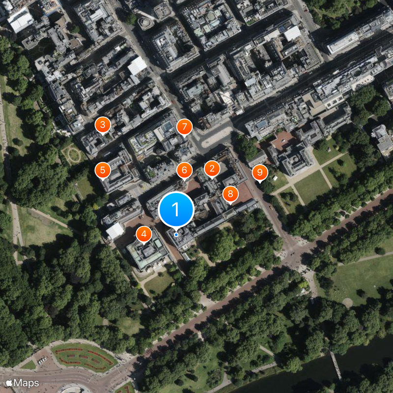 Clarence House Karte