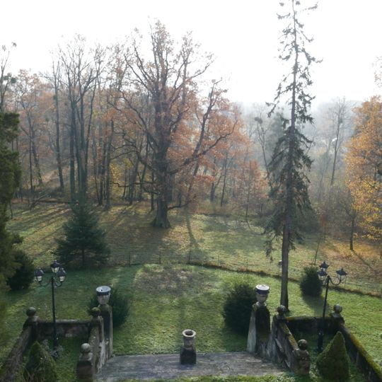 Castle park in Grodziec