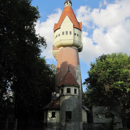 Water tower in Pasym