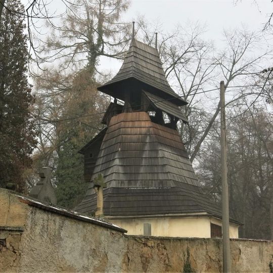 Bell tower at the cemetery in Rakovník