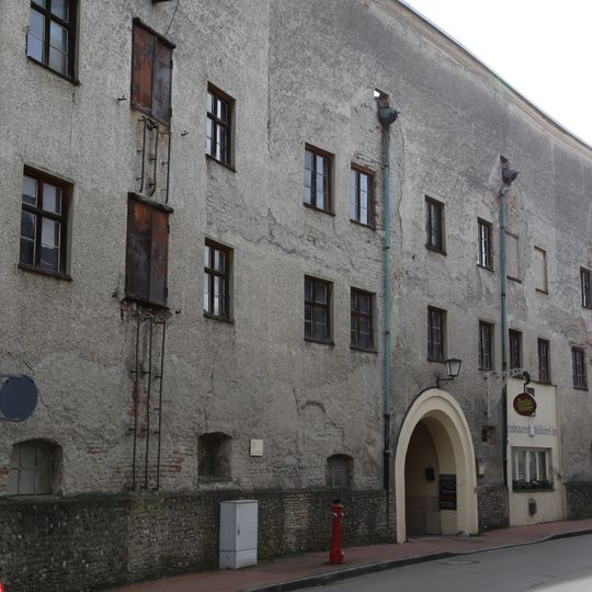 Ehemals Stadthaus des Pflegers, jetzt Turmbrauerei Mühldorf