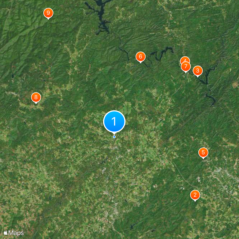 Habersham County Map