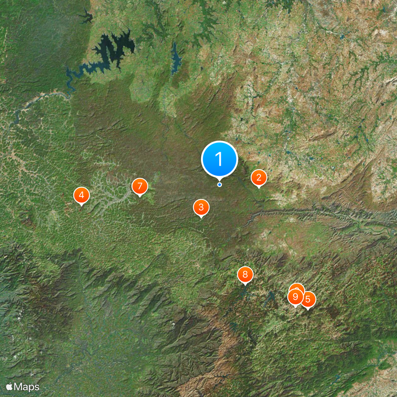 Nilgiri Biosphere Reserve Carte