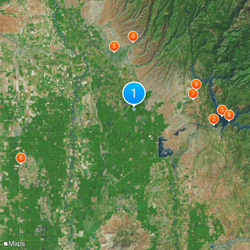 Coast Starlight Map