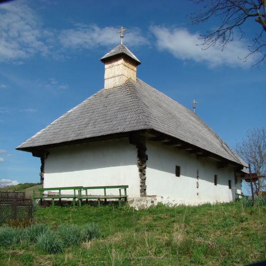 Archangels' wooden church in Sângătin, Sibiu