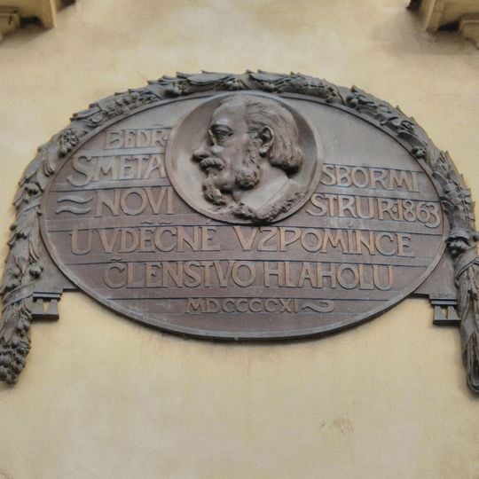 Pamětní deska Bedřicha Smetany v Praze