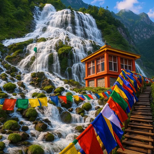 Chumi Gyatse Falls