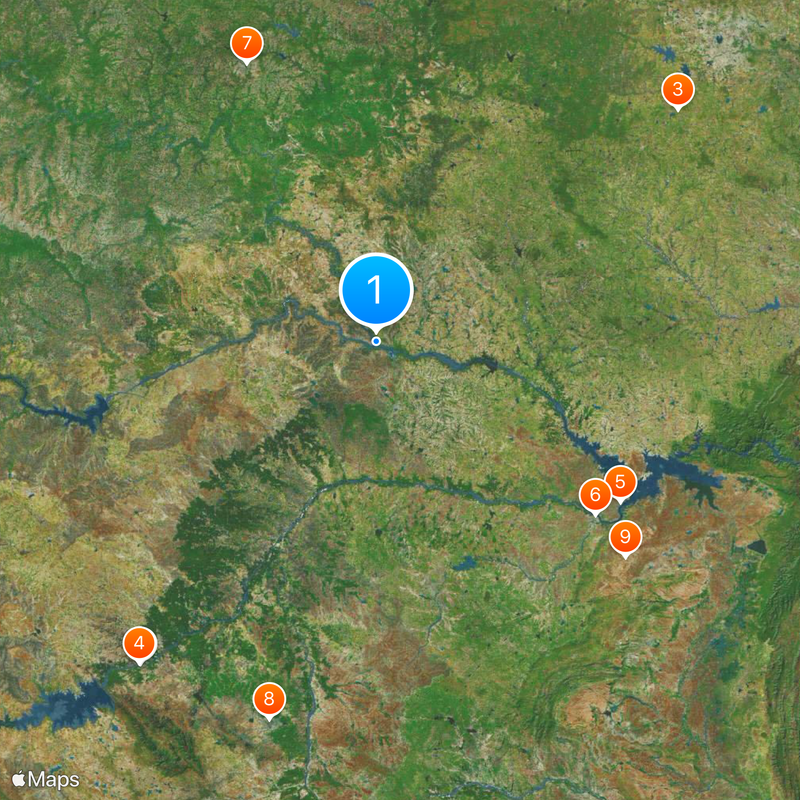 Bhima River Map