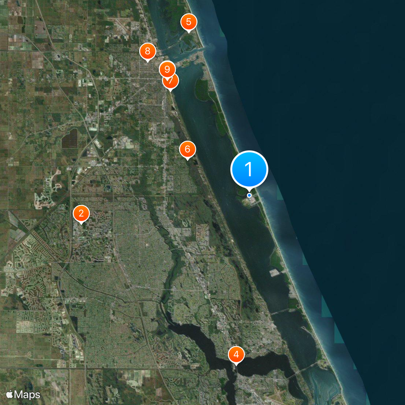 St. Lucie Nuclear Power Plant Map