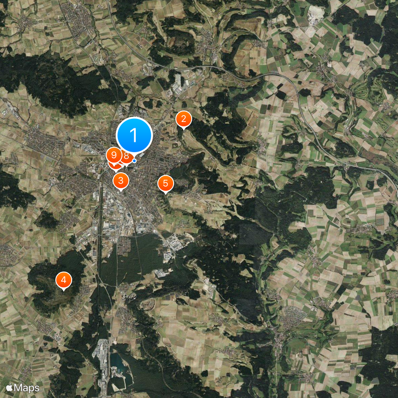 Neumarkt in der Oberpfalz Mapa
