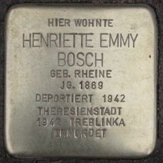 Stolperstein en memoria de Henriette Emmy Bosch