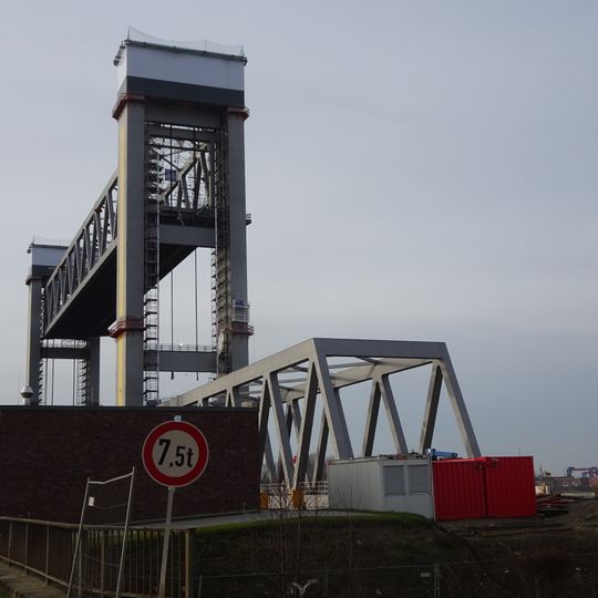 Neue Bahnbrücke Kattwyk
