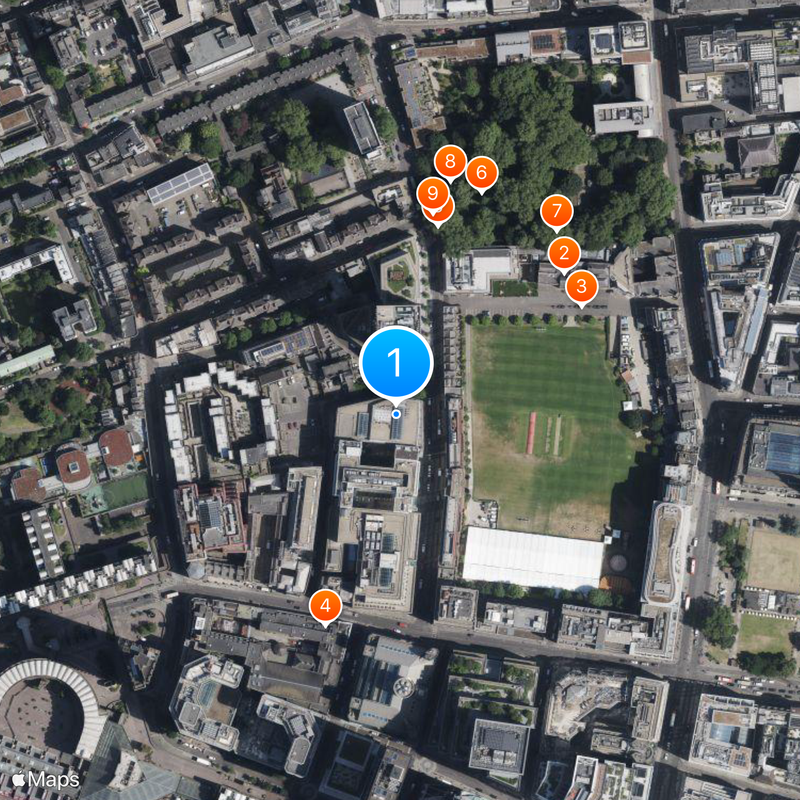 Bayes Business School Map