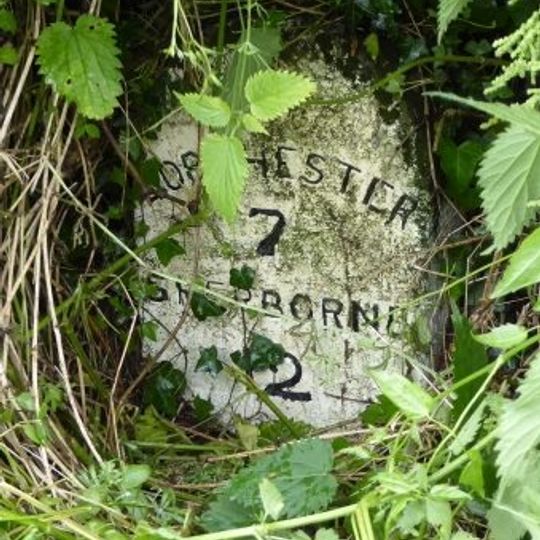 Milestone, S of Cerne Abbas