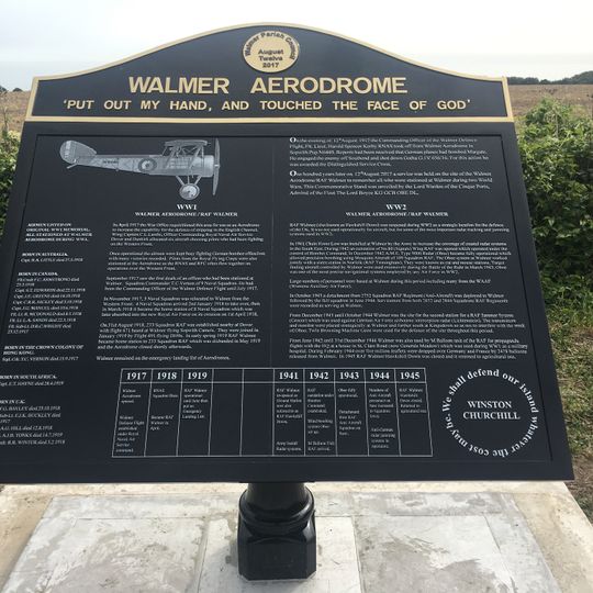 Walmer Aerodrome Memorial