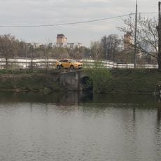 Gate, fence and bridge in Vinogradovo