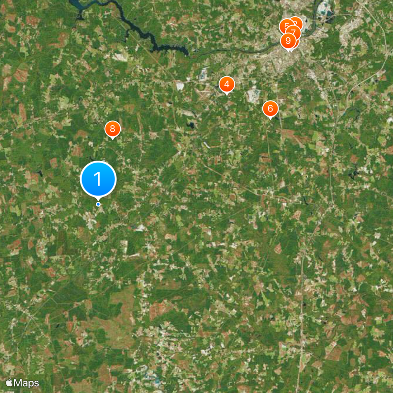 Dinwiddie County Map