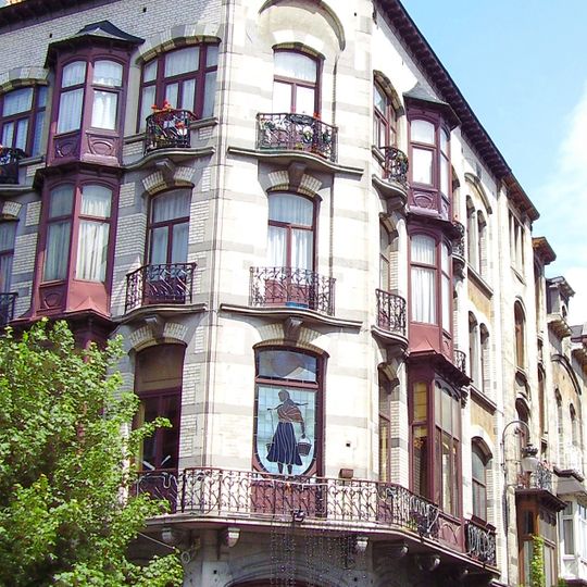 Ensemble of Art Nouveau houses by Ernest Blerot, Saint-Gilles