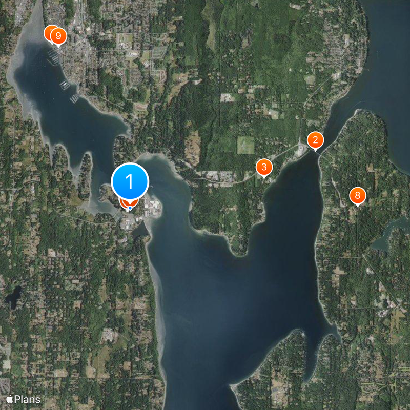 Bathyscaphe Trieste Map