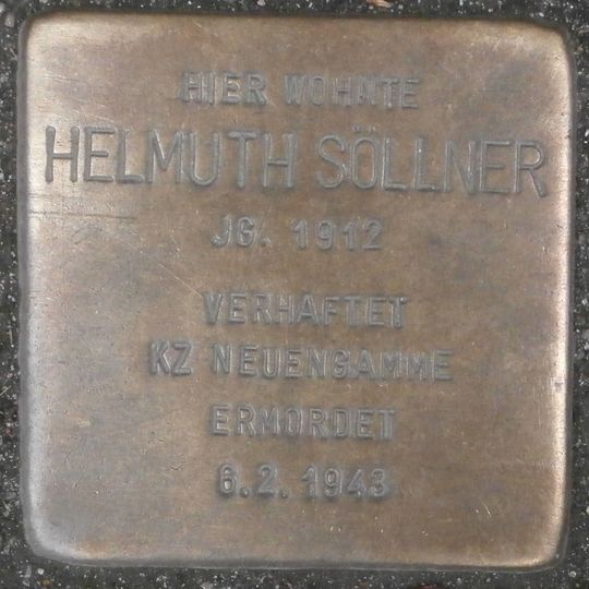 Stolperstein en memoria de Helmuth Söllner
