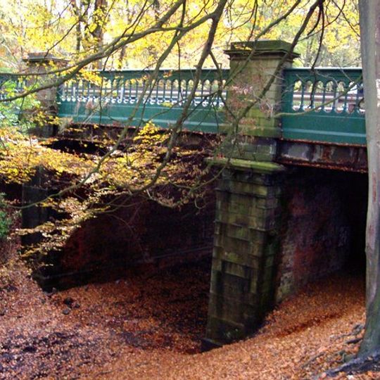 Railway bridge in Haigh Hall Park