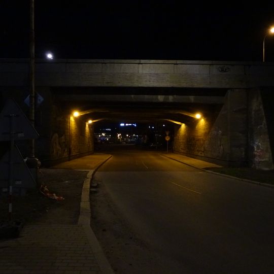 Libeňský most - úsek přes Štorchovu ulici