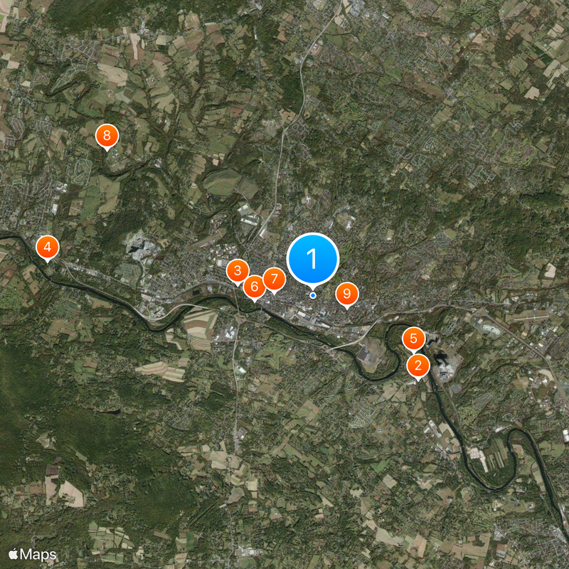 The Hill School Map