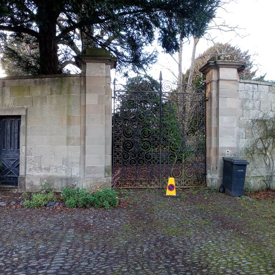 Kelso, Bridge Street, Ednam House Hotel, Gate Piers, Garden Walls And Terrace Walls