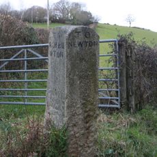 Direction Post At Road Fork At Willis's Crossroads