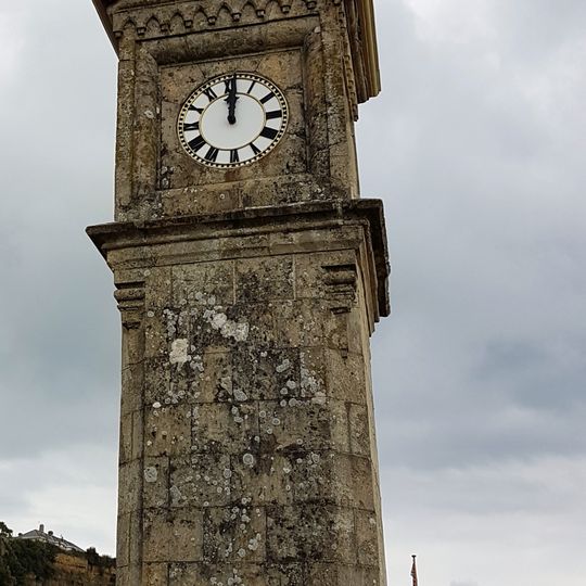 Clock Tower And Drinking Fountain