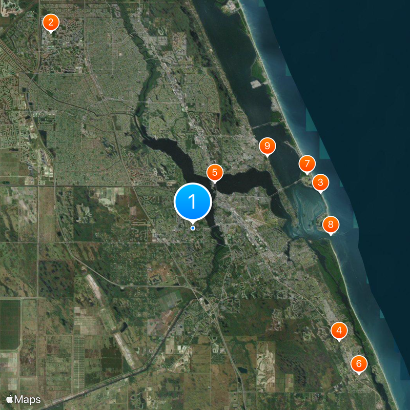 Palm City Map