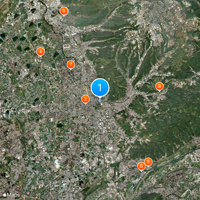 Taoyuan City Council Karte