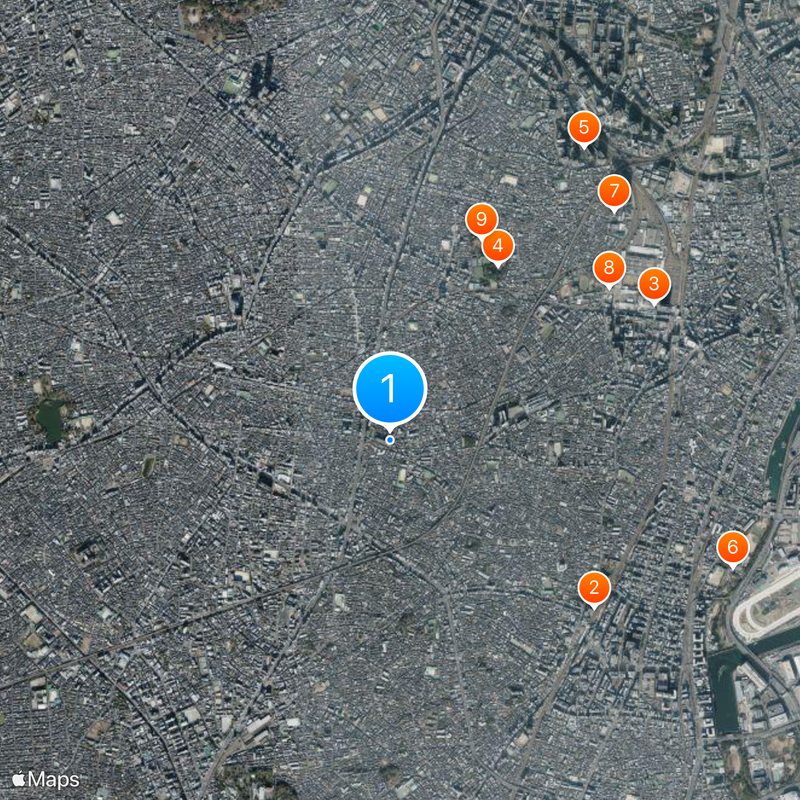 Hoyu-Gakuin High School Map