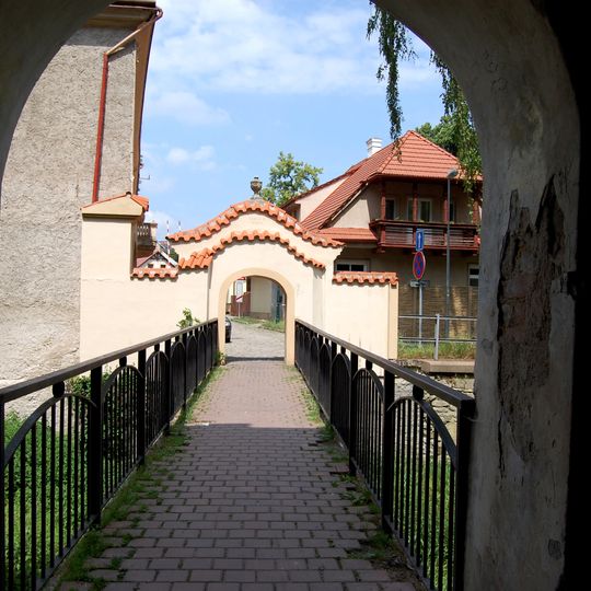 Novomlýnská lávka přes Vrchlici