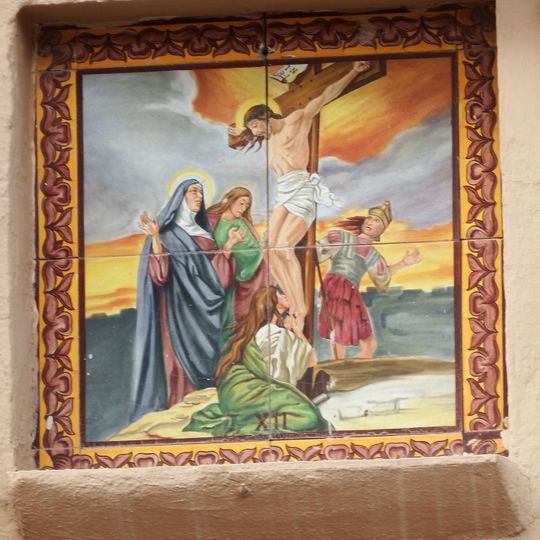 Station XII of Via Crucis in Alboraia at 16 Constitució square