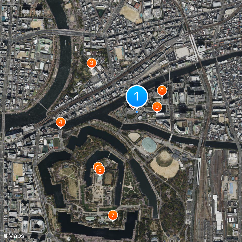 Osaka Business Park Map