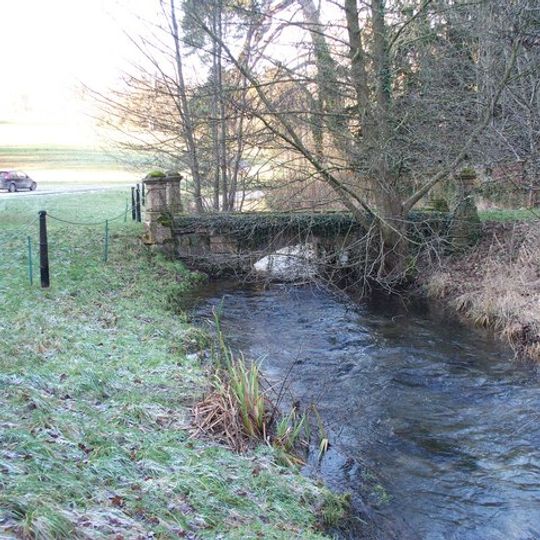 Footbridge Over River Eye 20 Yards East Of Eyford Lodge