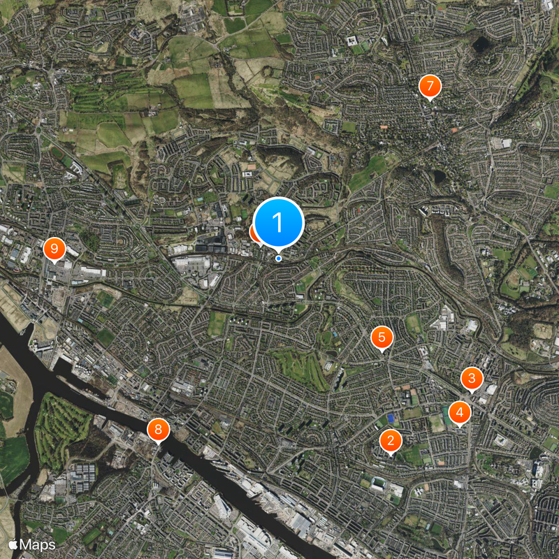 Drumchapel Map